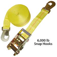 The ratchets allow users to ensure the straps are inspect straps before use, especially ones with older polyester. 2 Inch Custom Ratchet Strap With Flat Snap Hooks Shippers Supplies