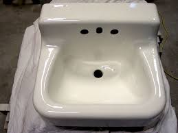 bathroom sink refinishing porcelain