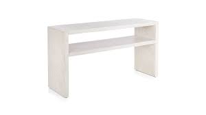 Dunewood Whitewashed Console Table Reviews Crate And Barrel Console Table Whitewash Coffee Table White Wash