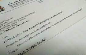 Semua kenderaan barangan dan perkhidmatan awam termasuk. Surat Rayuan Permohonan Permit Masuk Selangor I