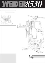 Weider Home Gym 8530 User Guide Manualsonline Com