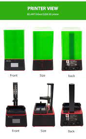 Kelant D200 405nm Uv Resin Lcd 3d Printer Support Off Line Print With Dual Z Asix Rail 3 5inch Printer Uv Resin 3d Printer