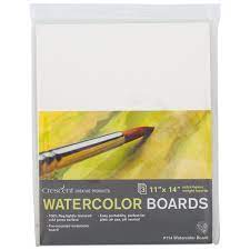 Crescent Watercolor Board 11 X 14 Pkg Of 3 Blick Art Materials In 2021 Art Box Subscription Art Supply Box Watercolor