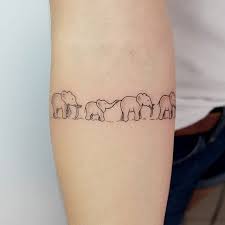 Moni Schwartz Tattoos Elephant Family Tattoo Family Tattoos Simplistic Tattoos