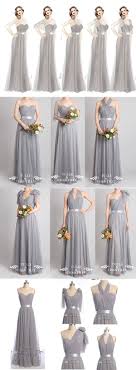 Pin By Ikbar Az Zahra On Fashion With Images Grey Bridesmaid Dresses Convertible Bridesmaid Dress Wedding Bridesmaid Dresses