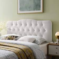 Enjoy free shipping on most. Modway Annabel White King Diamond Tufted Performance Velvet Headboard Mod 6127 Whi The Home Depot