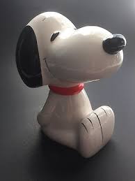 Vintage Snoopy Coin Bank 1966 Piggy Bank Peanuts Collectible Ceramic Bank Peanuts Collectibles Snoopy Coin Bank