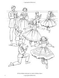 Nutcracker Ballet Coloring Book Dover Holiday Coloring Book Brenda Sneathen Mattox Coloring Books Dance Coloring Pages Coloring Pages Holiday Coloring Book