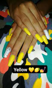 Unas Acrilicas Amarillas Convenience Store Products Convenience Store