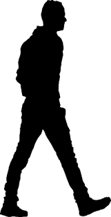 Man Walking Street Silhouette Person Silhouette Silhouette Silhouette Man