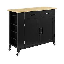 Check spelling or type a new query. Crosley Savannah Wood Top Kitchen Island Cart In Black Bed Bath Beyond