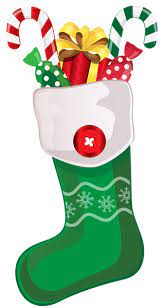 Christmas Green Stocking With Candy Canes Png Clipart Image Christmas Art Christmas Clipart Christmas Stockings
