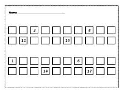 First grade counting and numbers worksheets combine entertainment and numbers into an exciting learning environment. Missing Numbers Fill In The Blanks Math Number Sense Teaching Math Math Classroom