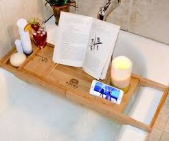 Bath tray / bath tray wood, rustic home decor, bath tub table, bathtub tray wood, gifts for her, self care gift, spa gift, wood bath caddy. Wooden Bathtub Caddy