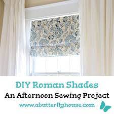 While i love these no sew projects, this one scared me a tad…apparently a lot of my diy projects scare me though. How To Make Diy Roman Shades A Butterfly House
