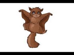 Flying squirrels cartoon 1 of 10. How To Draw A Flying Squirrel Youtube