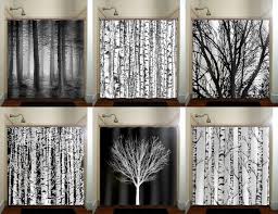 Birch Tree Shower Curtain Forest Birch Tree Shower Curtain Extra Long Fabric Shower Etsy Tree Shower Curtains Fabric Shower Curtains White Birch Trees