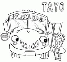 So teach your children to be safe on the road select one of 1000 printable coloring pages of the category cartoons. Tayo The Little Bus Coloring Pages Coloring Pages To Download Coloring Home