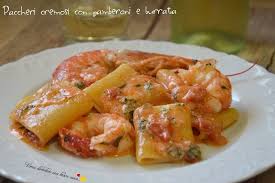 Paccheri Cremosi Con Gamberoni E Burrata Vorrei Diventare Una Brava Cuoca Ricetta Ricette Ricette Di Cucina Cibo