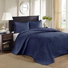 Check spelling or type a new query. Madison Park Quebec Queen Quilted Bedspread Set Navy 8331222 Hsn