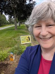 The pond side “meadow” is starting to bloom nicely! Compared to what we had  in March ….its doing well 😊