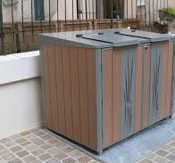 Abri conteneurs & poubelles sans entretien - Modèle Composit