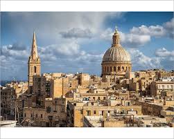 Print Of Dome Of Saint Paul Church Valletta Valletta Anglican Cathedral Lady Of Mount Carmel