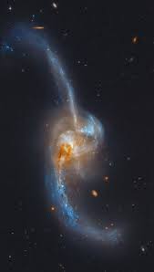 Mirando profundamente en el universo, el telescopio espacial hubble capta un vistazo de las numerosas estructuras en los brazos que se extienden alrededor de esta. False Color Hst Image Of Peculiar Spiral Galaxy Ngc 2623 Also Known As Arp 243 About 260 Mly Away 180 000 Space And Astronomy Space Pictures Spiral Galaxy
