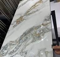 Best Price Glossy Full Glazed Polished 600x600 Marble-Look Gold Vein Tile  for Modern Home Hotel Interior Wall Floor Firebrick