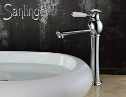 R Tro Design Levier Unique Robinet Lavabo Cuvette Mixer Chrome Sanlingo Amazon Fr Cuisine Maison Salle De Bain Retro Robinet Lavabo Lavabo