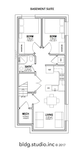 2 114 Think Basement Suite Jpg How To Plan Basement Layout Narrow Lot House Plans