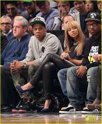 Beyonce Jay Z Nets Vs Knicks Game At Barclays Center