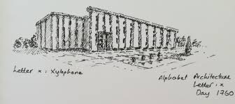 Accelerate your digital transformation with agile enterprise architecture management software solutions from software ag powered by alfabet. Sketchingdaily Day 1760 Alphabet Architecture Letter X Xylophone R Drawing