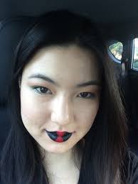 Quick 15 Minute Look: Black Widow Lips and Pumpkin Eyes for Halloween 2016 