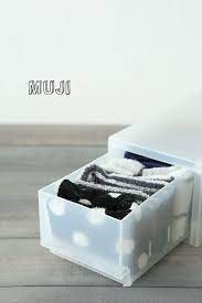 無印引き出しケースがタオルハンカチの収納にピッタリ 収納ケース 無印 収納 収納 アイデア