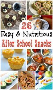 Easy After School Snacks That The Kids Will Love These 26 Nutritious After School Snack Recipes Healthy Afternoon Snacks Healthy Snacks For Kids School Snacks