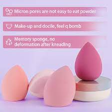 Buy 4 Pcs Makeup Sponge With Case Foundation Sponge Set Beauty Blender Online In Taiwan B0983dvkxt