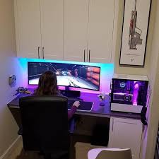 إضغط لتحميل الصورة click to download the image what ultrawide monitor do you have follow techgui game room design video game rooms gaming room setup