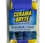 Cooktop Scraper and Cleaning Pad - Cerama Bryte