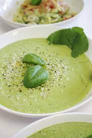 Vegetarian Recipe Vegan Cream Of Zucchini Soup Raw Food Recipes Avocado Soup Soup Recipes