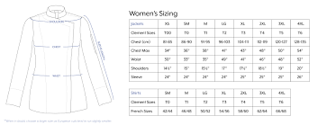 Clement Design Usa Size Chart