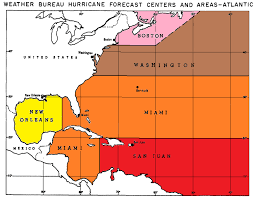 May be issued for a single forecast zone (usually one county or a part of a county) or for many forecast zones. History Of Atlantic Hurricane Warnings Wikipedia