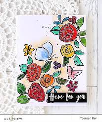 Bamboo Rose Scrapbook Crafts Card Making Card Making Kits