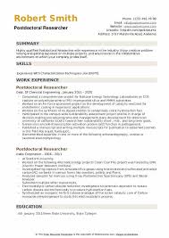 Am writing this letter to explore the possibility of a post doctoral position at your research group. Postdoctoral Researcher Resume Samples Qwikresume