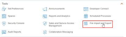 Step 1 Importing And Loading Chart Of Account Data In