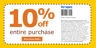 Https Twitter Com Pier1coupon Pier One Imports 10 Off Entire Purchase 10 Off Entire Site With Code Fallsavings Or Print Coupons Pier One Coupon Redeem