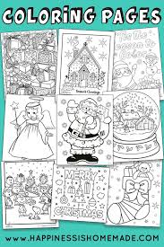 Be sure to scroll down the page to see all our free christmas coloring pages. Free Christmas Coloring Pages For Adults And Kids Happiness Is Homemade