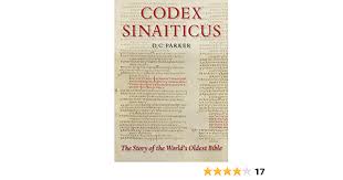 As you think about all the books you've read in your life. Codex Sinaiticus The Story Of The World S Oldest Bible Amazon De Parker D C Fremdsprachige Bucher