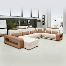 However, with modular sectionals, especially 5 piece sectionals, you can create additional configurations. Zikra Franko 6 Seater U Shape Leatherette Sofa Beige Orange In Rhs Configuration Buy Online In Angola At Desertcart Productid 89448193