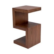 Forma Side Table Walnut Dwell 129 Ideias De Decoracao Decoracao Moveis